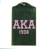 AKA Green Sparkle Sorority Pride ID Badge Holder