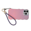 Rhinestone Phone Wrist Strap Purple Bling Accessory