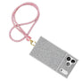 Rhinestone Long Phone Strap Pink Bling Lanyard