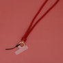Rhinestone Long Phone Strap Red Bling Lanyard