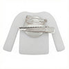 Keychain Pink White Stripe COCO Shirt Pearl Clip