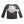 Keychain Black White Stripe COCO Shirt Pearl Clip