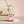 Keychain Pink White Stripe COCO Shirt Pearl Clip