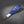 ZPB Blue Canvas Embroidered Wristlet Strap Clip