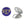 SGRHO Sorority Blue and Gold Bling Mirror Compact
