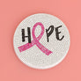 Breast Cancer Hope Ribbon Bling Mirror Compact