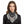 Necklace Black Bandana Bling Fringe Scarf
