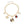 Gold Red and Green Designer Charm Chain