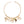 Gold African Elephant Charm Chain