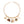 Gold Queen Afro Charm Chain