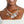 Silver Queen Afro Charm Chain