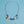 Blue White Pearl Zeta Necklace