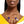 Blue Gold Glass Bead Sigma Necklace SGHRO