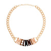 MELANIN Gold Chain Choker