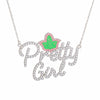 AKA Pretty Girl Pearl Pendant Necklace Women