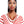 DST Pearl Necklace Red White 3 Strand Set