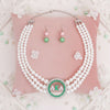 AKA Pearl Necklace Pink Green AKA Set