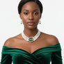 AKA Pearl Necklace Pink Green AKA Set
