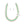 AKA Sorority Pink Green Long 3 Row Brooch Necklace