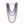 SGRHO Sorority Blue/Purple Gold Pearl Long 7 Row Necklace