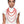 Red White Pearl Long 7 Row Necklace