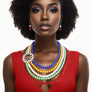 OES Sorority Multi Pearl Elegant Necklace Women