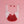 DST Chunky Red White Pearl Bib Necklace Set