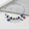 ZPB Snake Chain Luxe Bead and Charm Necklace