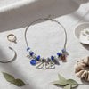 ZPB Snake Chain Luxe Bead and Charm Necklace