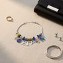 SGRHO Snake Chain Luxe Bead and Charm Necklace