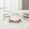 DST Snake Chain Luxe Bead and Charm Necklace