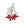 DST Brooch Silver Elegant Lady Crystal Pin