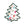 Brooch Silver Xmas Tree Bling Pin for Women