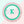 AKA Brooch Pink Green AKA Round Pin