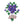 DST Sorority Purple Violets Silver Brooch Women