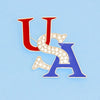 Brooch USA Firework Fashion American Silver Pin