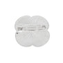 Brooch White Paris Coco Flower Pearl Couture Pin