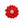 Brooch Red Flower Pearl Clip and Pin for Women