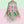AKA Pink Green Houndstooth Fashion Shawl Scarf