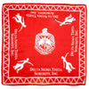 DST Sorority Lady Fortitude Red Square Scarf
