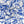 ZPB Sorority Blue White ColorBlock Swirl Kimono