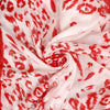 DST Sorority Red White Leopard Structured Kimono