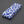 ZPB Blue and White Leopard Square Sorority Scarf
