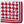 DST Red White Houndstooth Square Sorority Scarf
