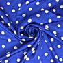 ZPB Blue and White Polka Dot Square Sorority Scarf