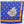 SGRHO Blue Yellow Polka Dot Square Sorority Scarf