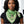 AKA Green Polka Dot Square Sorority Scarf