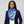 ZPB Blue and White Dove Square Sorority Scarf