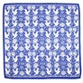 ZPB Blue and White Dove Square Sorority Scarf