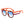 Sunglasses Orange Round Futuristic Double Frame